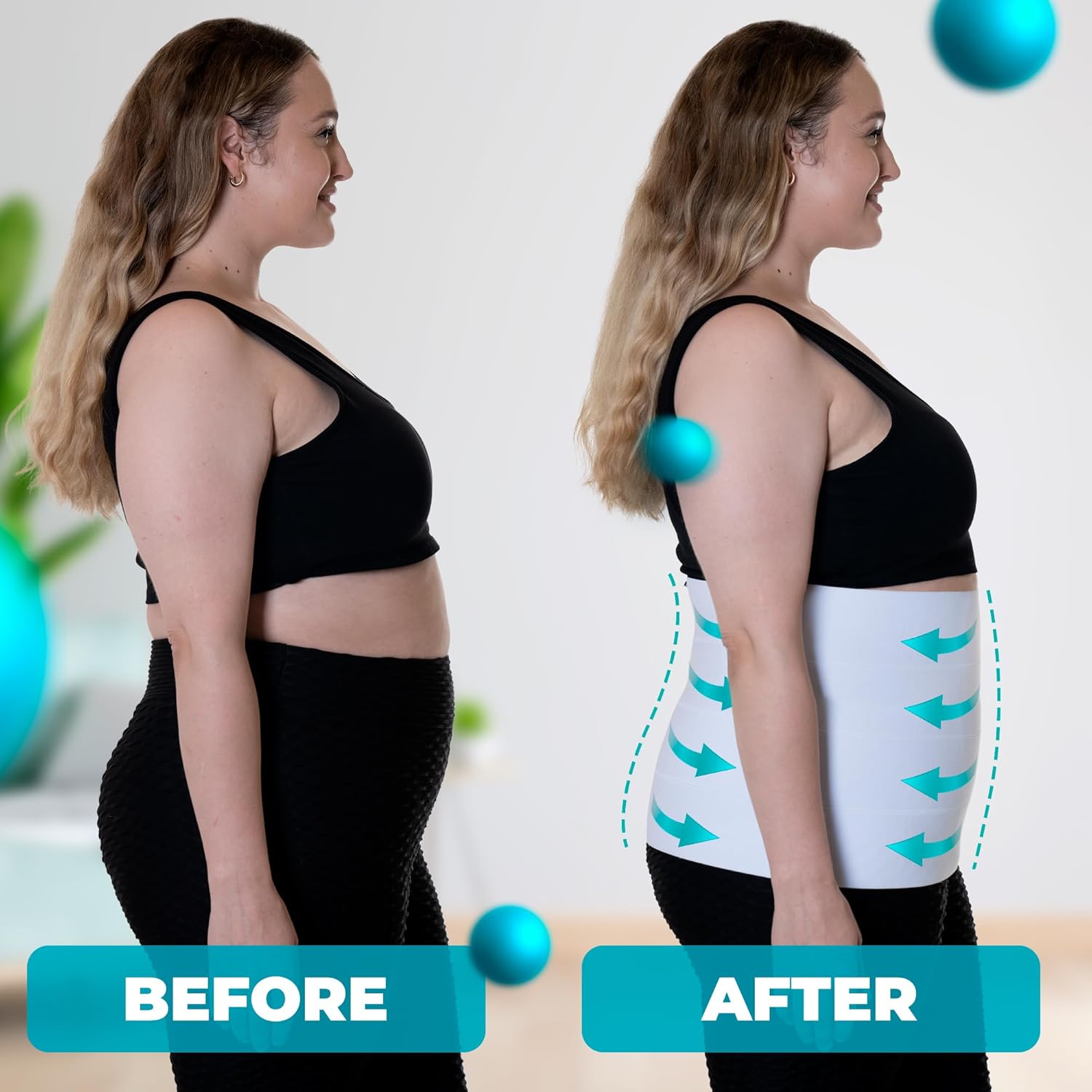 Plus Size 12 Inch Abdominal Binder – QORE LOGIQ
