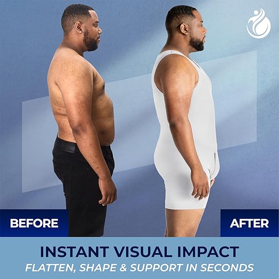 Men’s Compression Bodysuit | Full Body Shaper