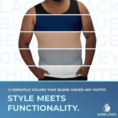 Compression Shirt - QORELOGIQ||color_white