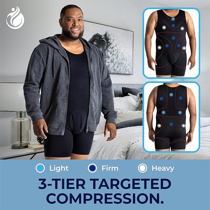 Compression Bodysuit- QORELOGIQ||color_black