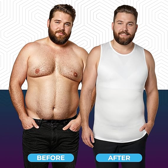 Compression Shirt Tank Top | Regular Length | White - QORELOGIQ || color_white&fit_regular