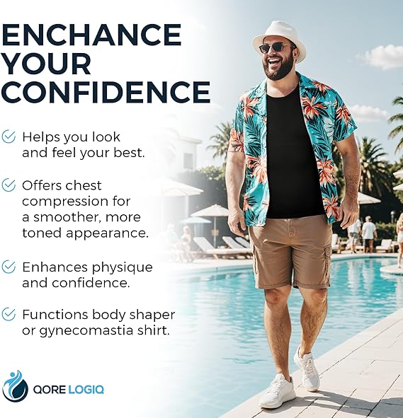 Compression Shirt Tank Top | Regular Length | Black - QORELOGIQ || color_black&fit_regular