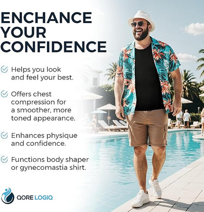 Compression Shirt Tank Top | Regular Length | Black - QORELOGIQ || color_black&fit_regular